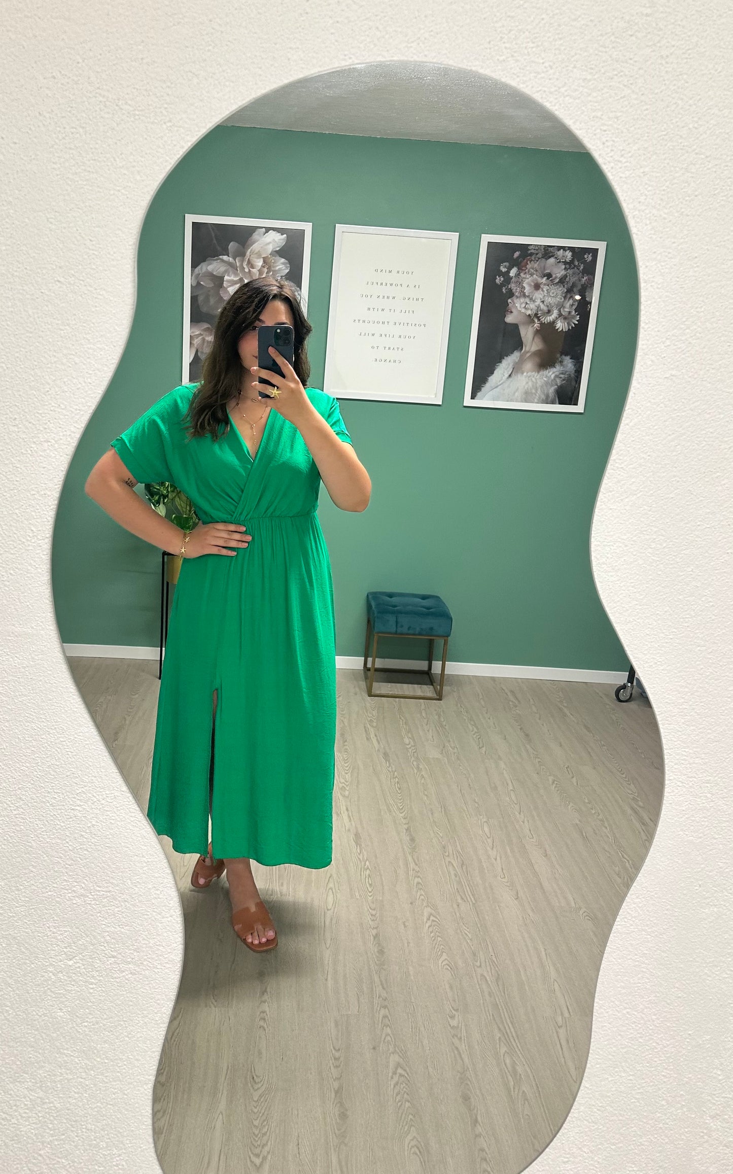 ROBE ALIX - VERTE