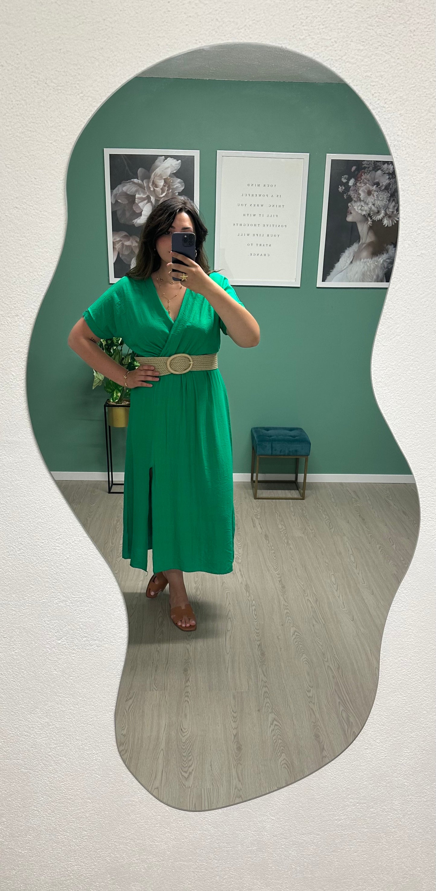ROBE ALIX - VERTE