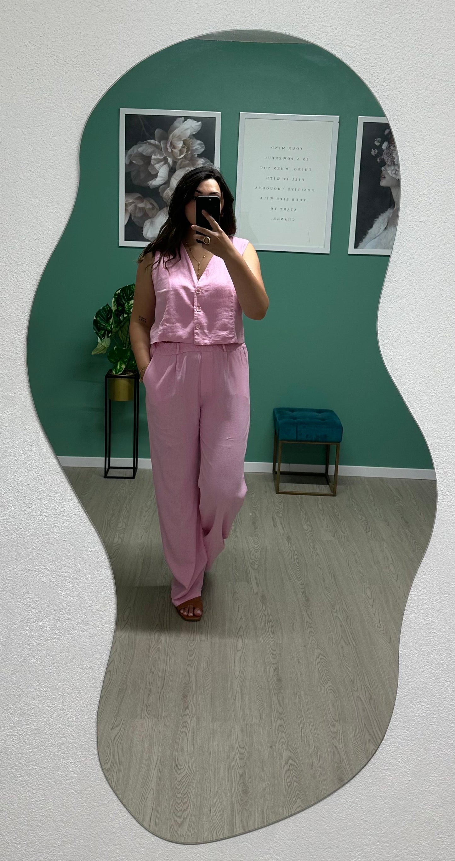 Gilet sans manches ALMA - Rose