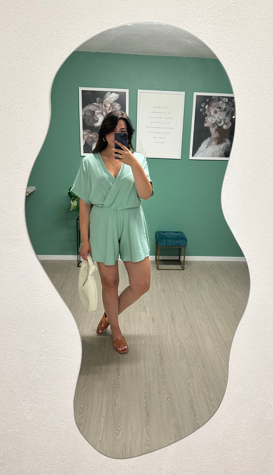 COMBISHORT ALBANE - VERT MENTHE