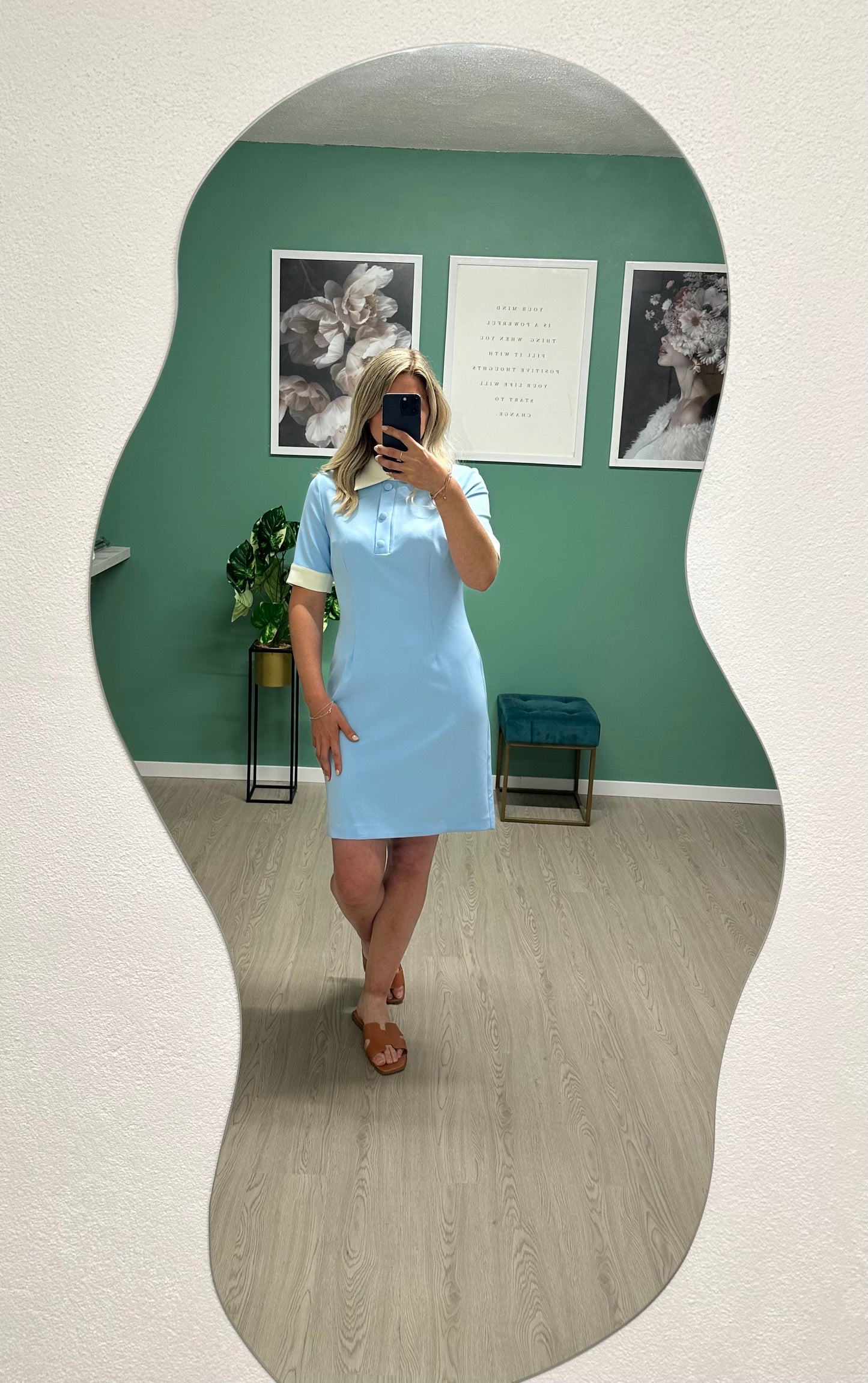 ROBE GARANCE - BLEU